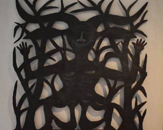 Janvier Louis Juste Haitian Metal Wall Art