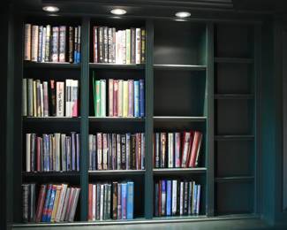 Shelves of First Edition Books