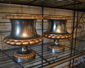 2 French Urns by Alfred Corneau a Charleville