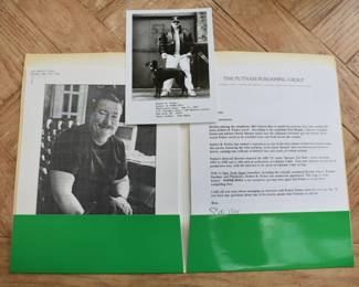SET 3/3: Original Publisher's Press Release for Paper Doll by Robert B. Parker.