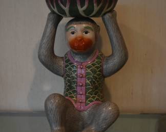 Chinese Porcelain Famille Rose Monkey