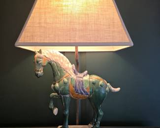 Lang Levin Studios Horse Lamp