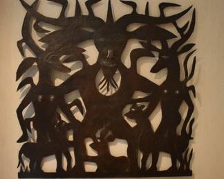Janvier Louis Juste Haitian Metal Wall Art