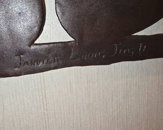 Janvier Louis Juste Haitian Metal Wall Art