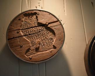 Antique Cheese Mold, Kitty