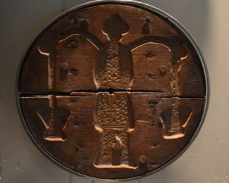 Antique Cheese Mold,  Scales of Justice
