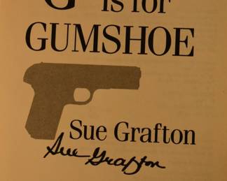 Signed First Edition Sue Grafton Novels