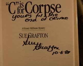 Signed First Edition Sue Grafton Novels