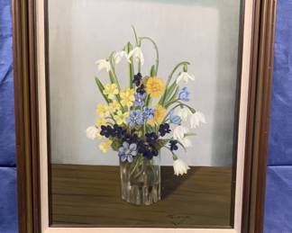 Signed oil on canvas.