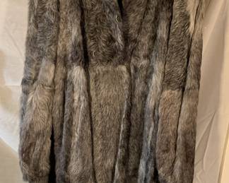 Fur coat, ankle length, needs replacing - going cheap!