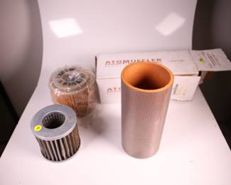 LOT OF 2 MUFFLER FILTERS INCLUDING ALWITCO NOS