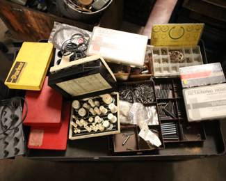 LOT OF TOOLS AND MORE INCLUDING: RETAINING RINGS AND SEALS