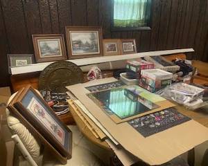 Many Framed Items 