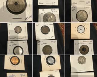 Foreign coins 