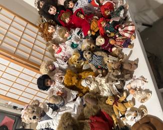 Dolls and bears