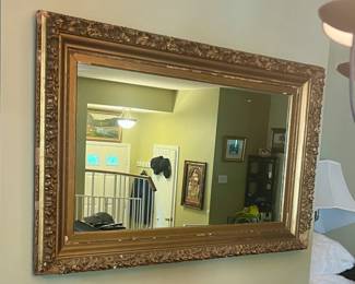 $195 - Huge heavy antique mirror.  Perfect for dining room.