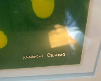 $3,500 Original Oil on Glass - Martin Quen is an American artist, born in 1968, who emerged as a world-recognized graffiti artist at the age of 18. His work evolved from his early graffiti.