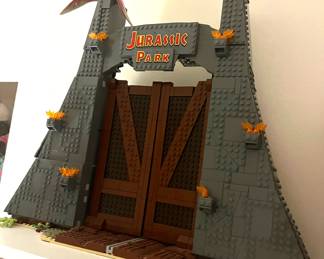 $225 - Incomplete Jurassic Park Lego set, include tetradactyl and mini-figures.