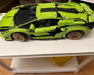 $500 Lego Lamborghini with instruction book.