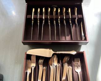 STERLING Silver Wallace Regency Flatware Set