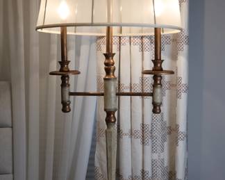 Tall Luxury Lamp With John Richard Shade