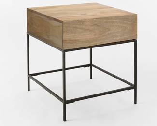 West Elm Industrial Storage Side Table