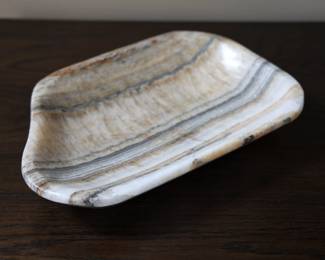 Large Onyx Carved Bowl
