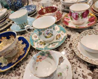 Tea Cups and Tea Pots. 