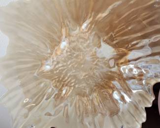 Akcam Cream Art Glass. 