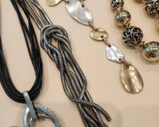 Lots of Necklaces. 