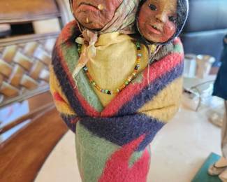 Circa 1930's Chippewa Indian Doll