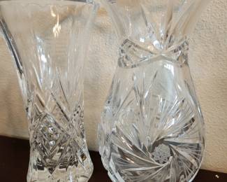 Cut Crystal on the Right. 