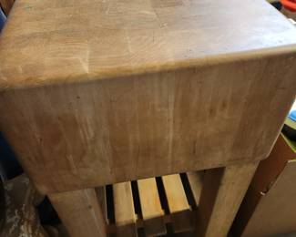 Kitchen Chopping Block. 