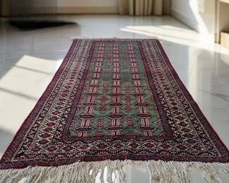 3.5'x6' Wool Persian Area Rug bid #7