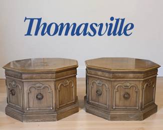 Pair of End Table Cabinets from Thomasville Furniture bid #27