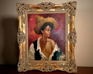 Middle Eastern oil painting