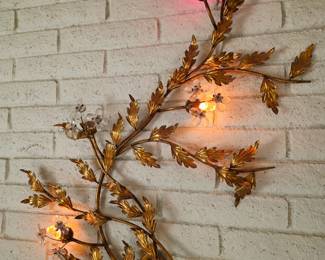 Mid-Century Italian Gilt Sconce bid #18