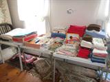 linens and doilies, etc.