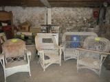 additional wicker items in basement