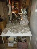 miscellaneous glassware