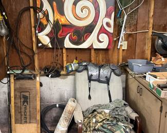 Located inside 2 door attached garage 