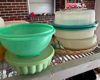 Garage - some Tupperware