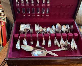 Living room - 3rd set of silver plate silverware