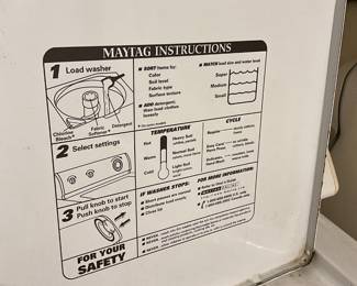 Maytag washer