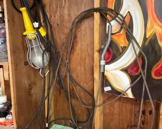 Located inside 2 door attached garage 