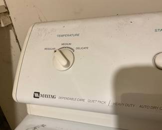 Extra room off garage - Maytag washer