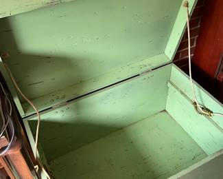 Garage - inside of home made chest