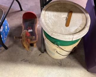 Located inside 2 door attached garage 