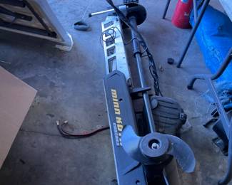 Located inside 2 door attached garage - trolling motor!
