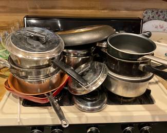 Kitchen - cooking utensils on stove